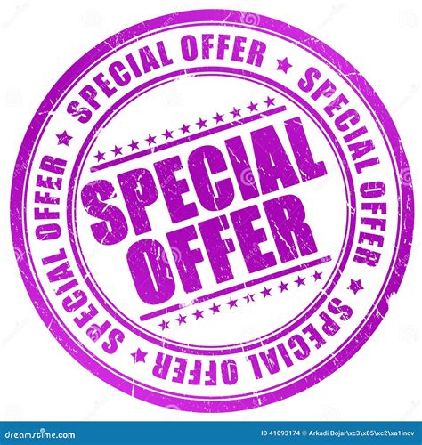 Special Offer Stamp Stock Illustration Illustration Of Discount 41093174