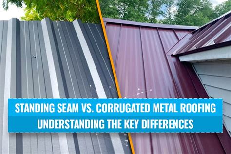 Standing Seam Vs Corrugated Metal Roofing Understanding The Key Differences