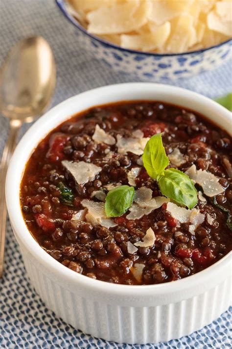 Italian Sausage Black Lentil Soup Recipe Cart