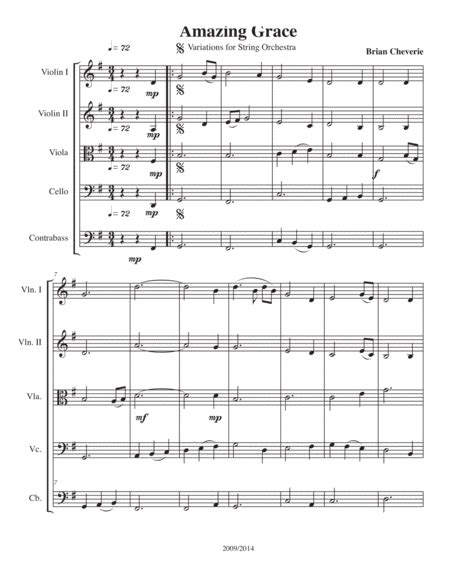 Flute Amazing Grace Theme And Variations Free Music Sheet