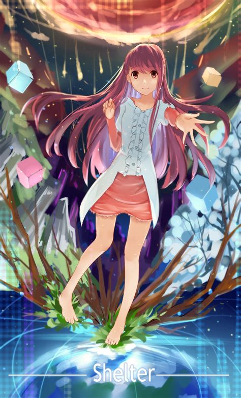 Wallpaper Illustration Redhead Long Hair Anime Girls