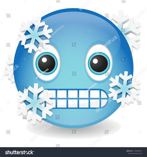 Feel Cold Emoji Images Stock Photos And Vectors Shutterstock
