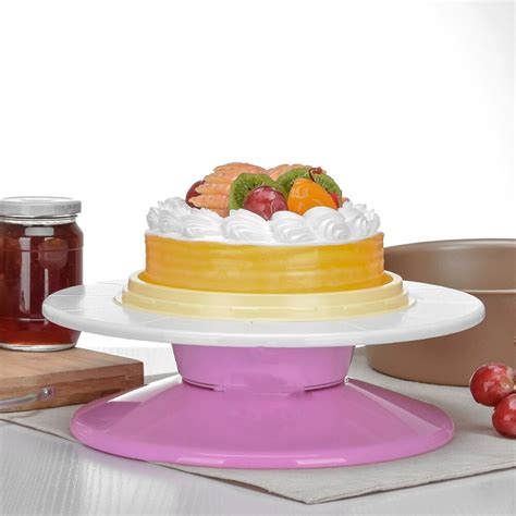 2017 Kitchen Cake Plate Revolving Decoration Stand Platform Turntable