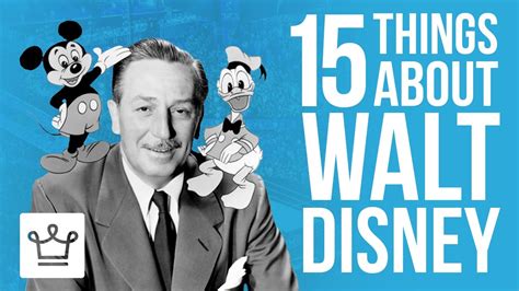 15 Things You Didnt Know About Walt Disney Youtube