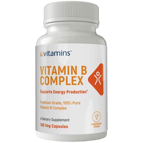 Vitamin b complex benefits for men. eVitamins Vitamin B Complex - 100 Capsules - eVitamins.com