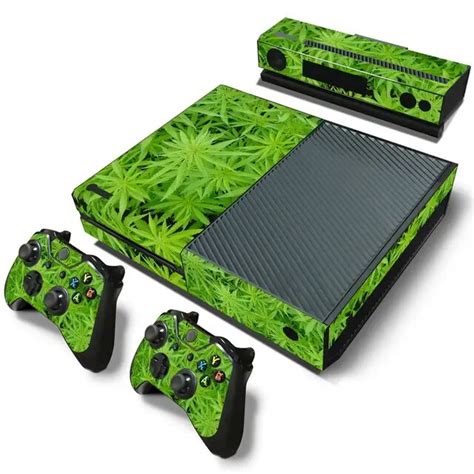 Weed Skin Sticker For Microsoft Xbox One Vinyl Protective Cover Sticker