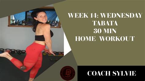 Week Wednesday Min Tabata Total Body Home Workout With Instruction Youtube