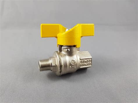 BALL VALVE M F BUTTERFLY HANDLE Gameco