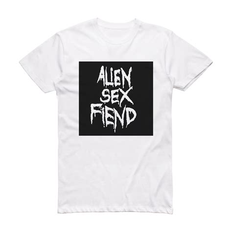 Alien Sex Fiend All Our Yesterdays Album Cover T Shirt White Album Cover T Shirts