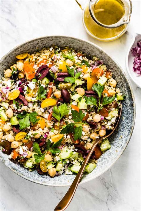 Mediterranean Quinoa Salad With Feta And Chickpeas Foolproof Living