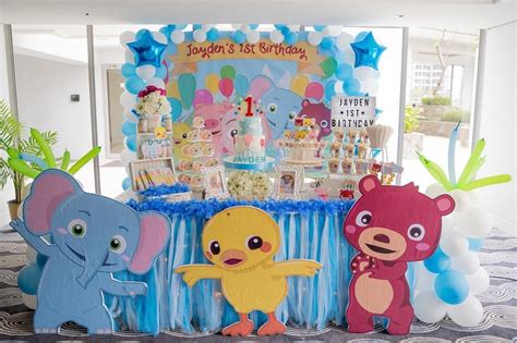 This party decorations are suitable for children's birthday party, cocomelon theme decoration makes your birthday party very unique. Cocomelon Birthday | Baby birthday party boy, 1st birthday ...