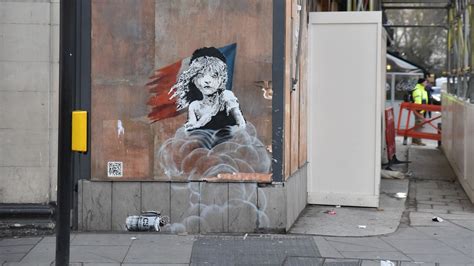 Banksy Reveals New Artwork Criticizing Violence Against