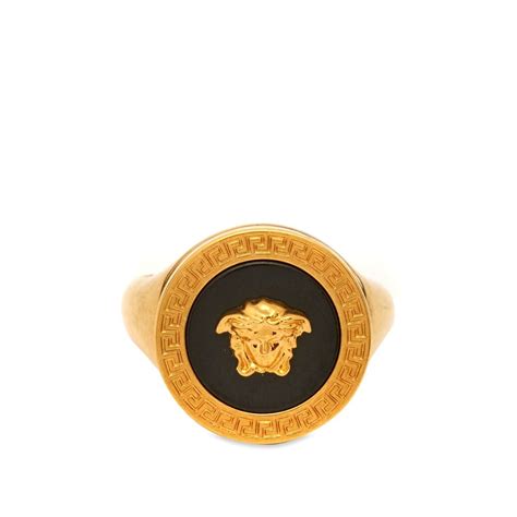 Versace Medusa Head Signet Ring Versace