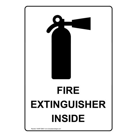 Portrait Fire Extinguisher Inside Sign With Symbol Nhep My Xxx Hot Girl