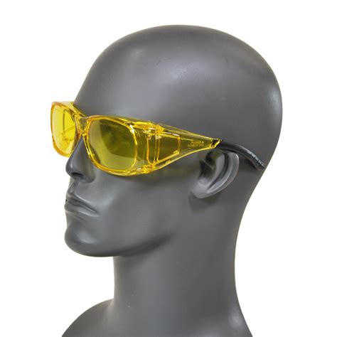 Champion Eye Protection 40634 Over Spec Glasses Amber
