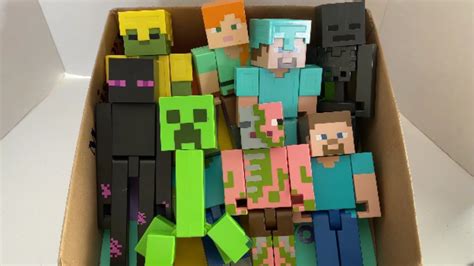 Tv Movie And Video Games Choose Your Figure Minecraft Steve 3 Figure