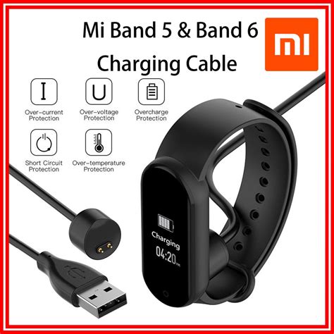 Xiaomi Mi Band 5 And Mi Band 6 Fitness Watch Usb Magnetic Charging Cable
