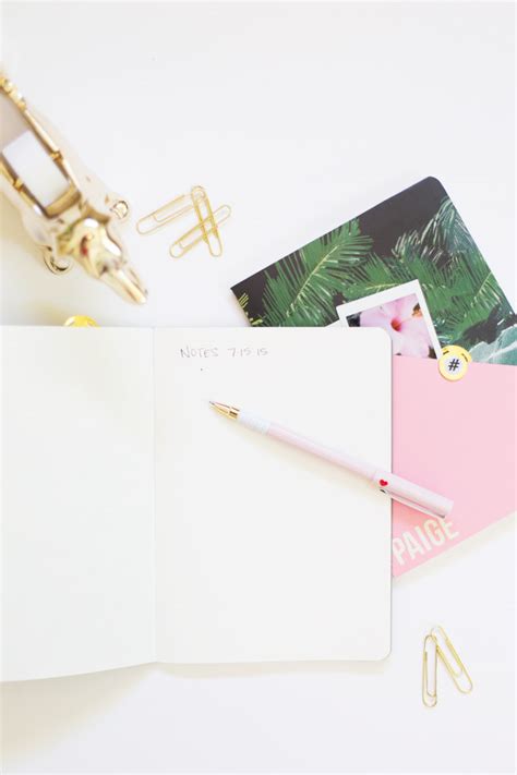 Diy Personalized Back To School Notebooks