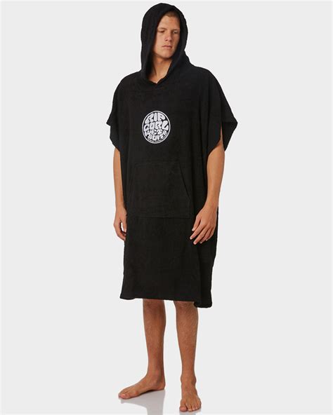 Rip Curl Wet As Hooded Towel Black Surfstitch