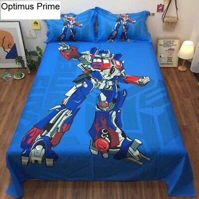Cotton Transformers Optimus Prime Double Queen Bed Quilt Cover Set Ebay