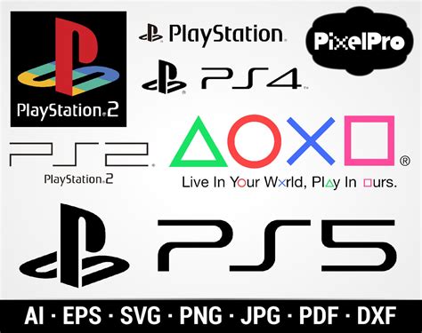 Playstation Logo Vector Pdfsvgsvgepspngai File Etsy