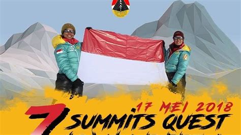 2 Perempuan Indonesia Ini Berhasil Capai Puncak Gunung Everest Hingga Kibarkan Bendera Merah