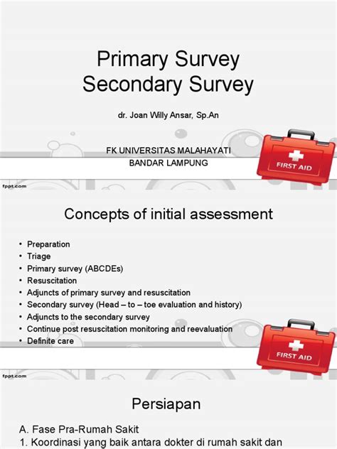 Primary Secondary Survey Pdf