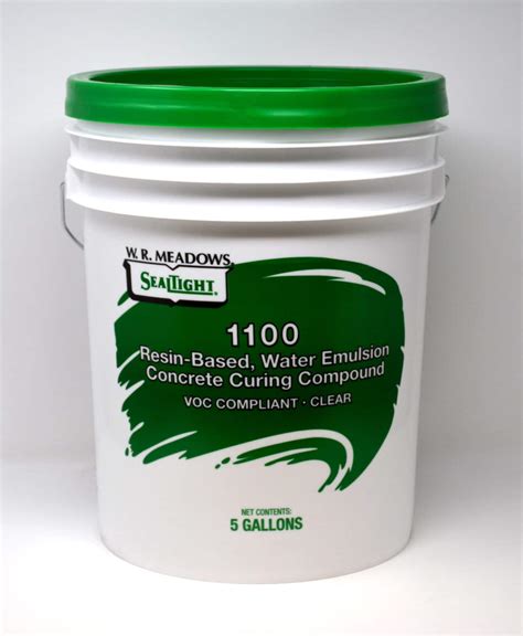 1100 Resin Based Water Emulsion Concrete Curing Compound W R Meadows