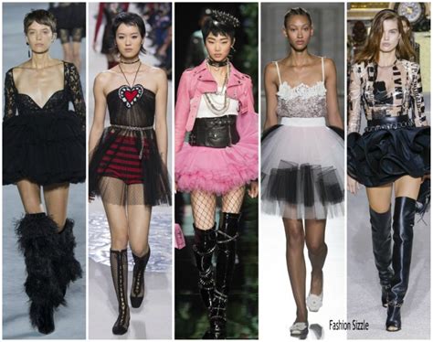Spring 2018 Runway Fashion Trend Tulle And Tutu Skirts