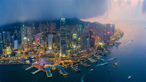 Hong Kong Chinese Administrative Region Densely Populated