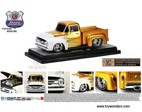 1956 Ford F 100 Pickup Truck 4030038c 124 Scale Castline M2 Machines Ground Pounders Wholesale