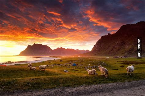 Amazing Picture Of Lofoten Norway By Stian Klo 9gag