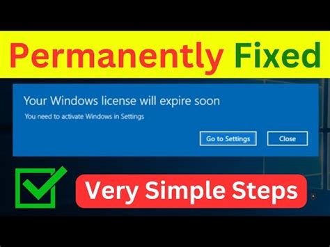How To Fix Your Windows License Will Expire Soon In Windows Quickly Easily No Software