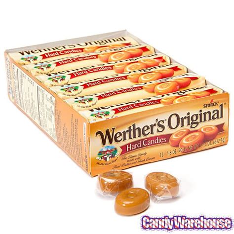 Werthers Original Hard Candy Packs 12 Piece Box Candy Warehouse