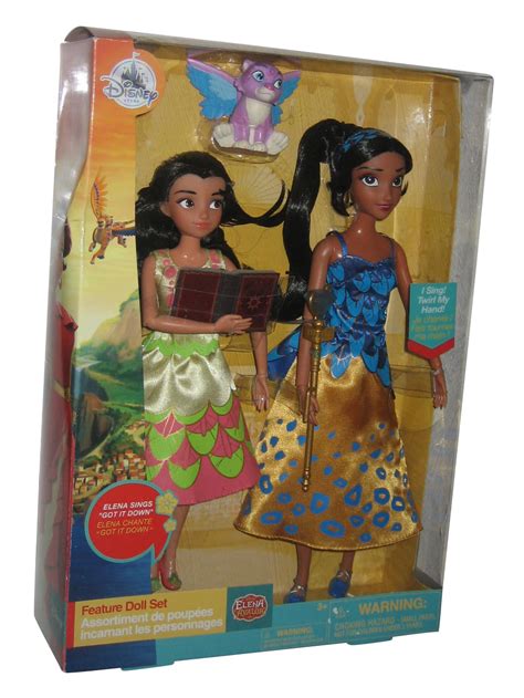 Disney Store Elena Of Avalor And Isabel Deluxe 10 Singing Doll Set