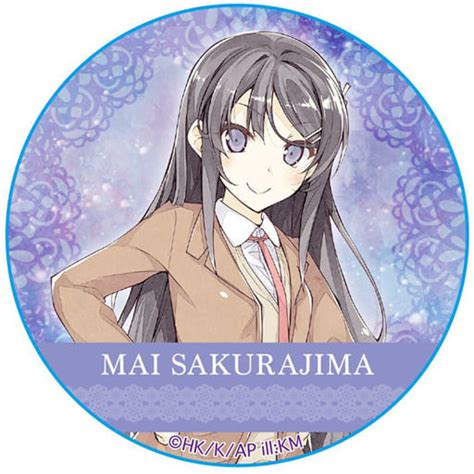 Badge Pins Victor Character Mai Sakurajima A Polycarbonate Badge