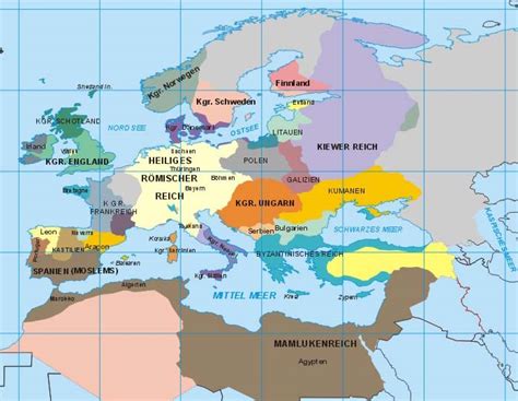 Map Of Europe 1200 Ad United States Map