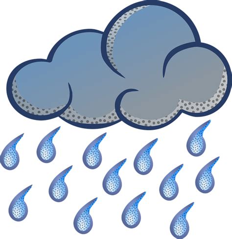Rain Clouds Weather Free Vector Graphic On Pixabay