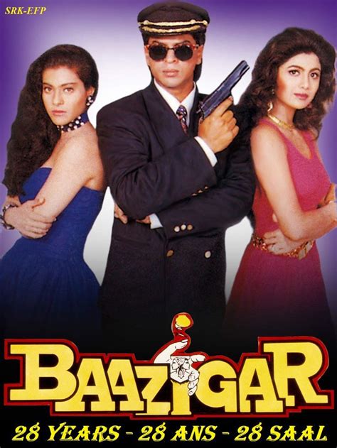 28 Years Ago Baazigar Movie Starring Shahrukh Khan Shilpa Shetty And