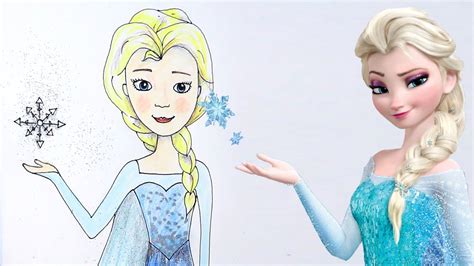 Frozen Princess Elsa Drawing Picture Painting Coloring