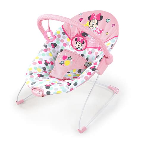 Disney Baby Minnie Mouse Spotty Dottyâ„¢ Vibrating Bouncer Walmart