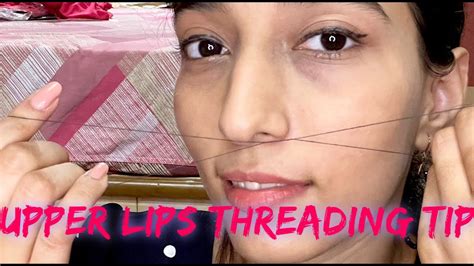 Upper Lips Threading Diy Youtube