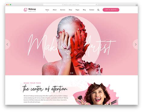 Cosmetic Website Templates