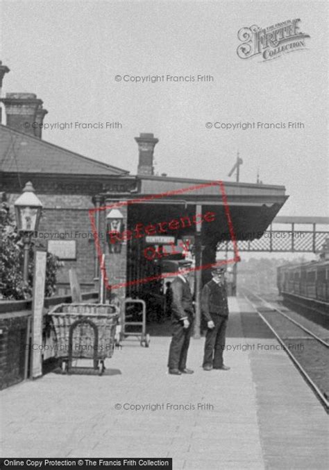 Photo Of Romford Station Railway Men 1908 Francis Frith