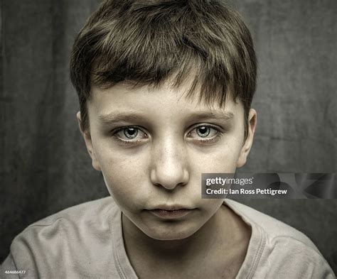 Young Boy Sad Face High Res Stock Photo Getty Images