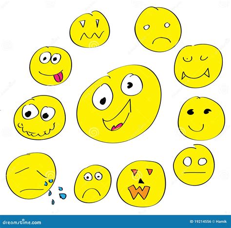 Yelow Smile Stock Vector Illustration Of Icon Smile 19214556