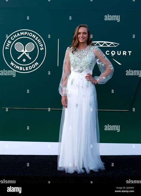 Elena Rybakina At The Wimbledon Ball On Day Fourteen Of The 2022