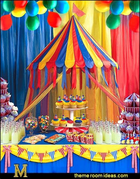 Add to favorites vintage circus carousel table centerpiece/ carousel party centerpiece/ carousel birthday party table decor/ circus party. Decorating theme bedrooms - Maries Manor: circus themed ...