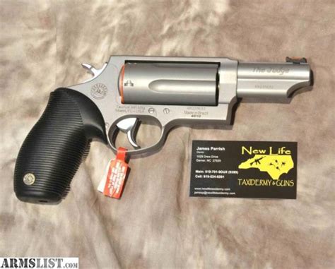 armslist for sale taurus judge 3 magnum 45lc 410 stainless brand new