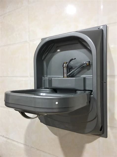 rv abs wall mount foldable bathroom toilet sink buy rv bathroom sink